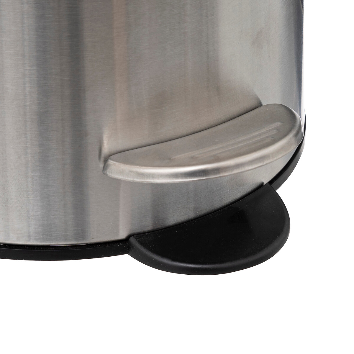 Balde wc inox com tampa em bambu 3l