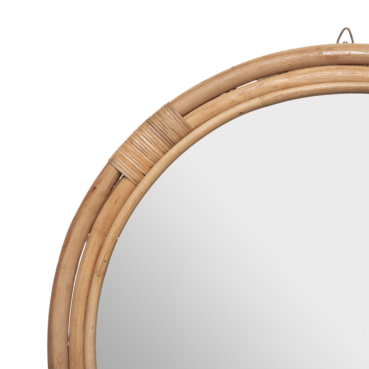 Espelho de parede em rattan 60cm