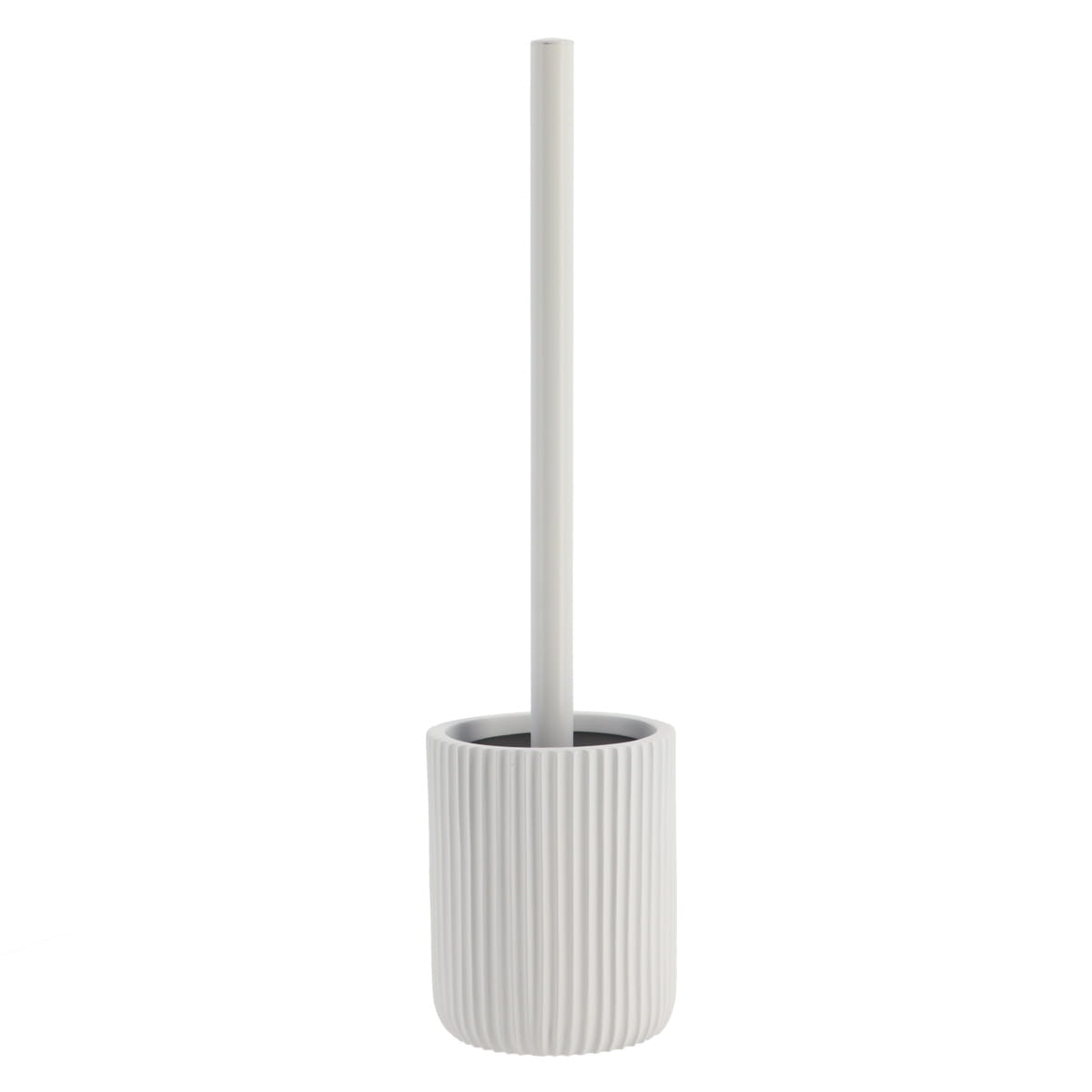Escova WC Branco Estriado