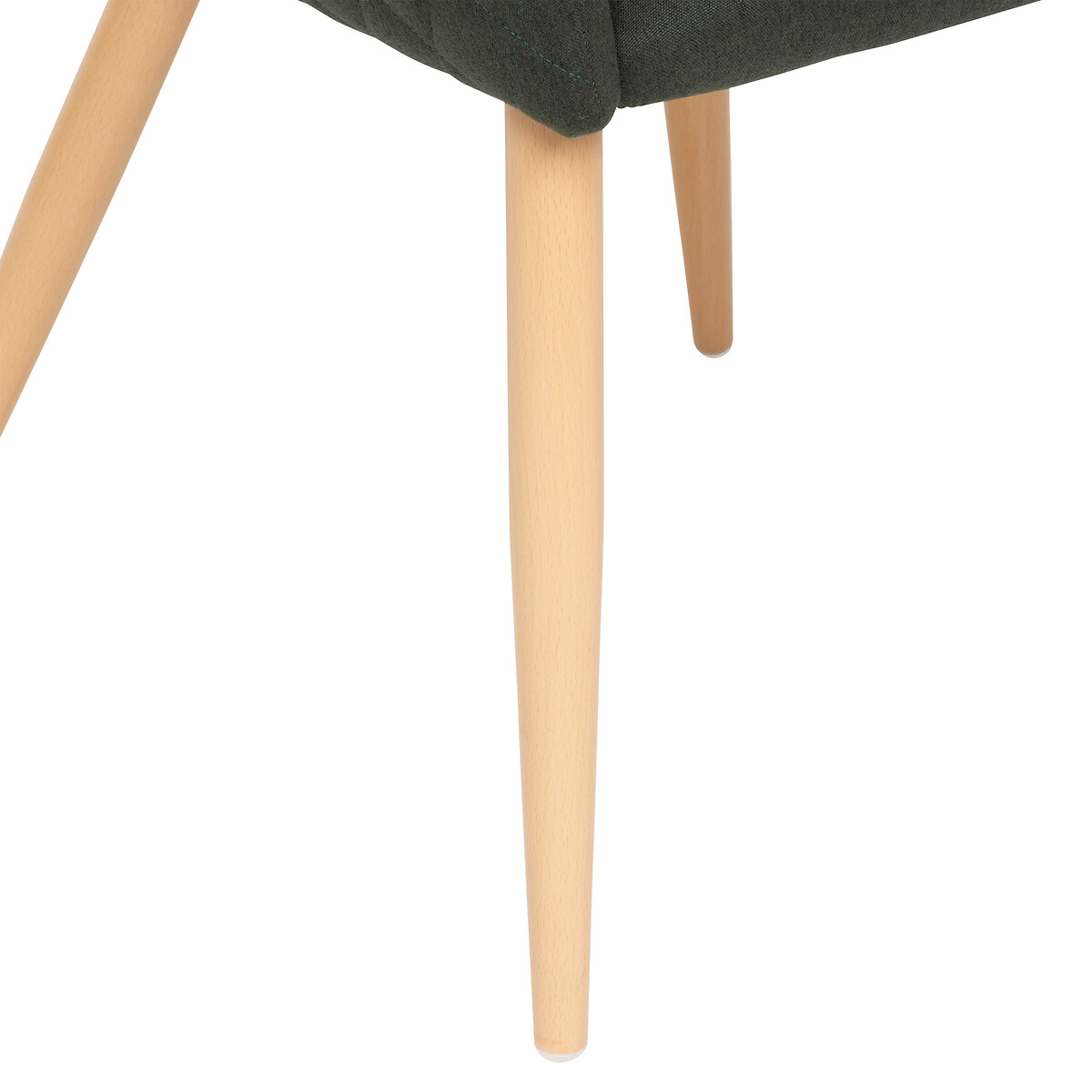 Cadeira MARLO verde escura em veludo 55x55x76cm