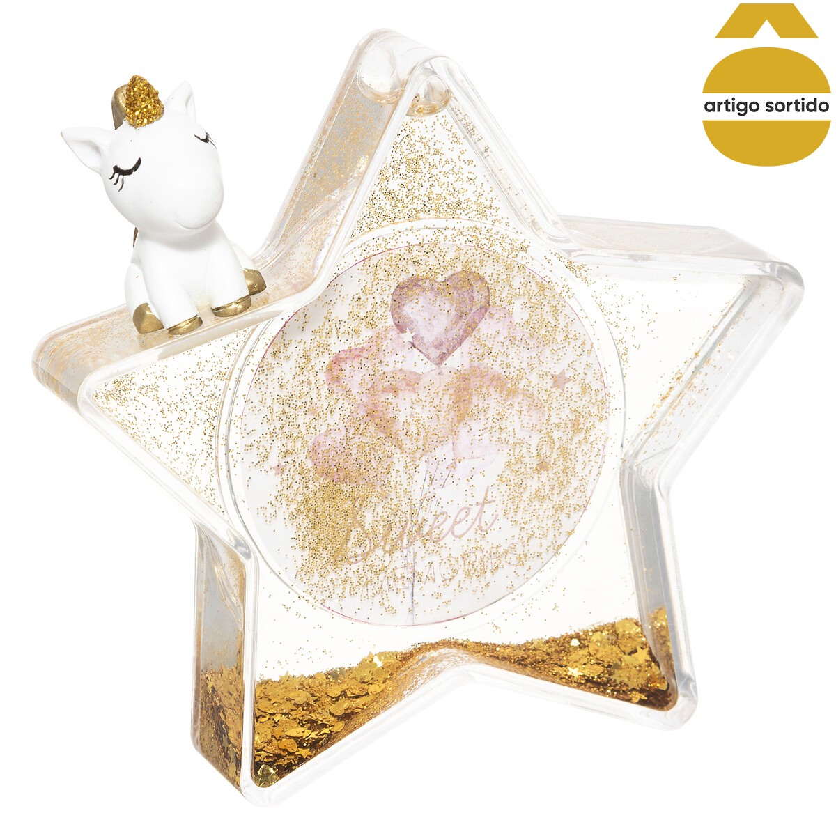 Estrela decorativa unic&oacute;rnio