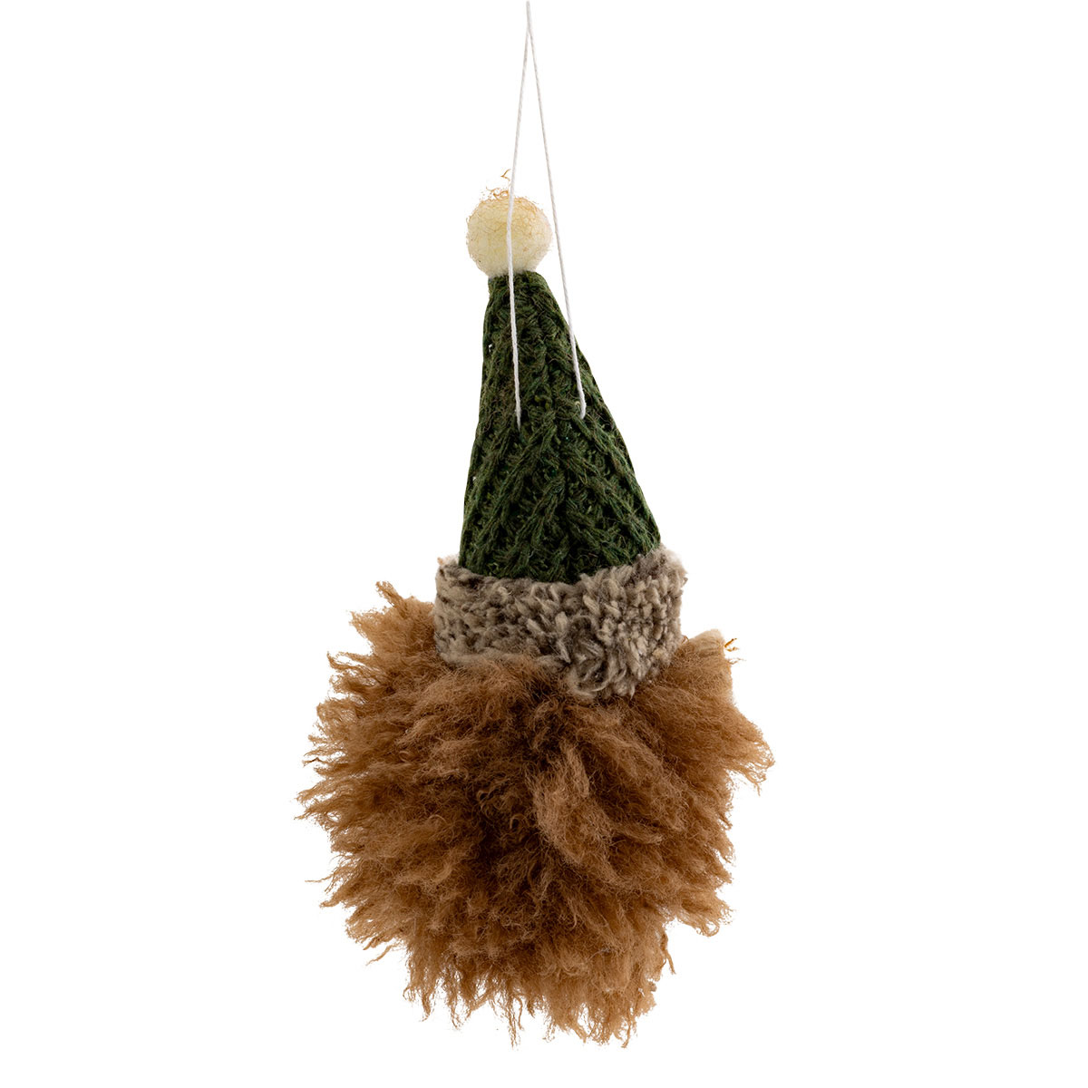 Pendurante ouri&ccedil;o com gorro verde 15cm