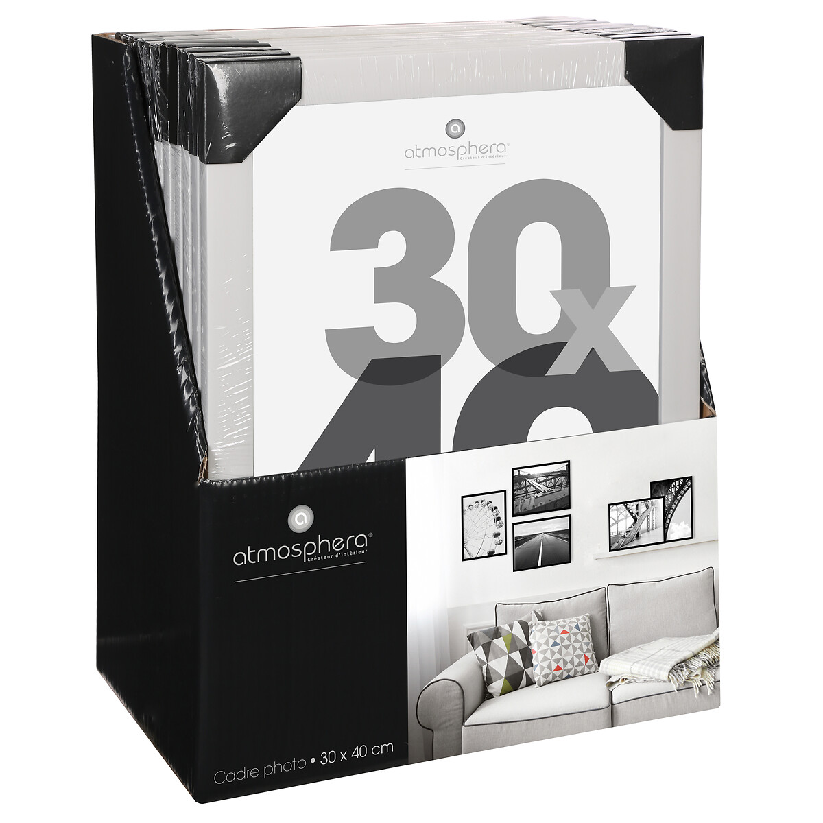 Moldura para fotos branca 30x40cm