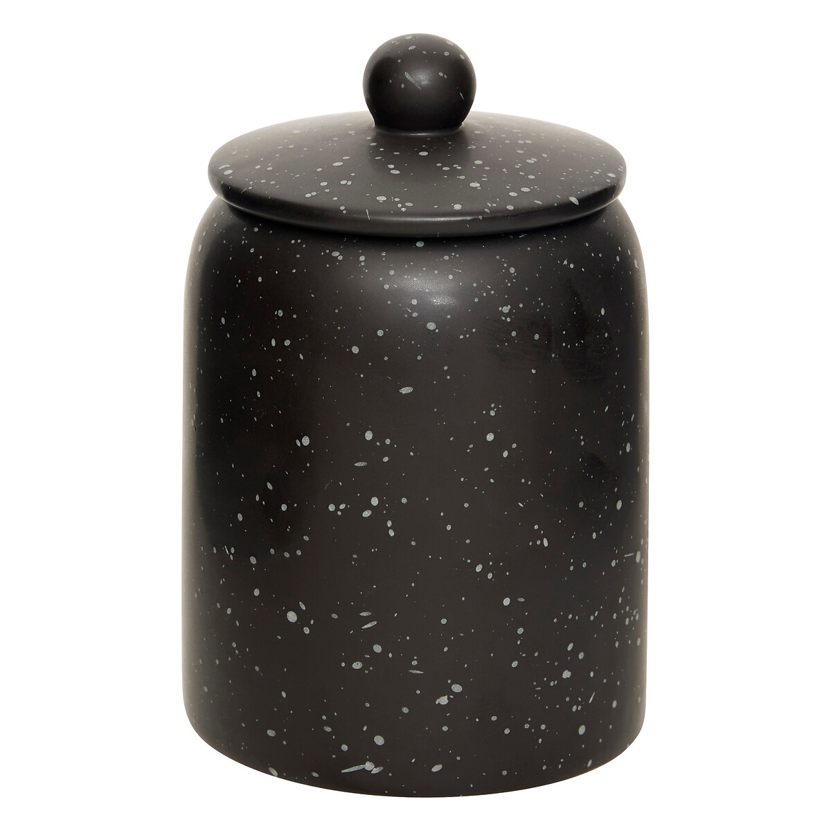 Frasco decorativo WONJ preto 15x10cm