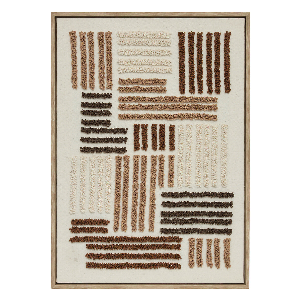 Quadro decorativo 3d  EMIR castanho 70x50cm