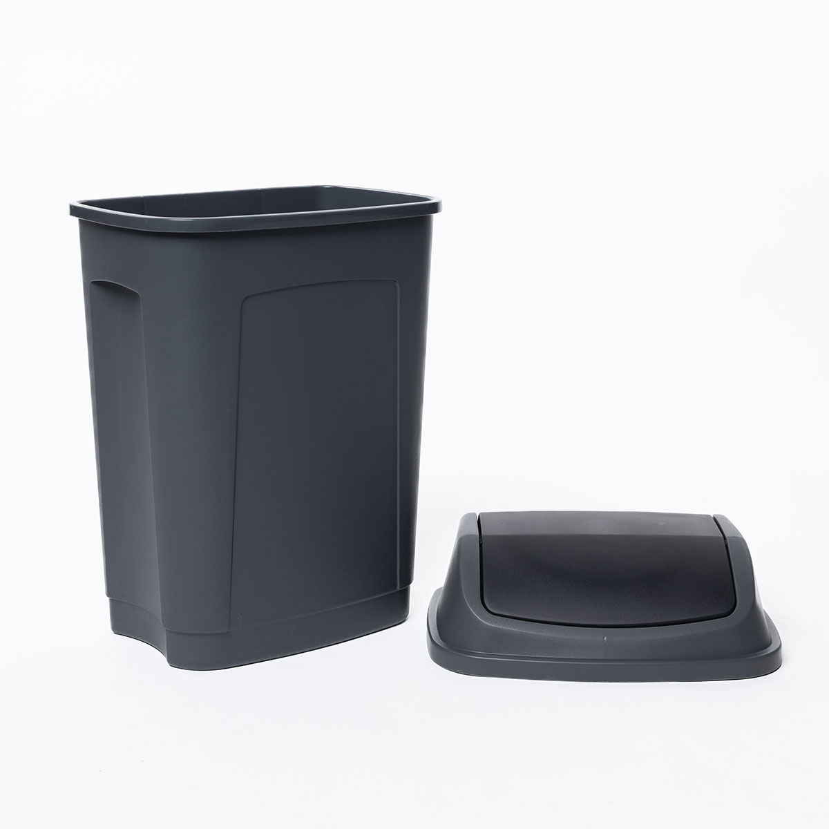 Balde do lixo TWISTER cinza 25l