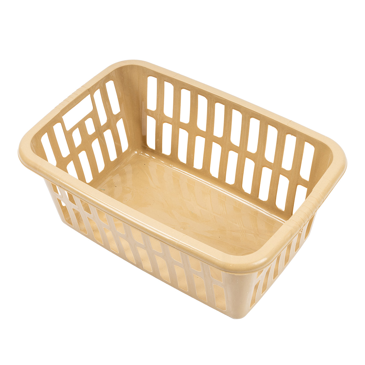 Cesto de roupa LAND castanho claro