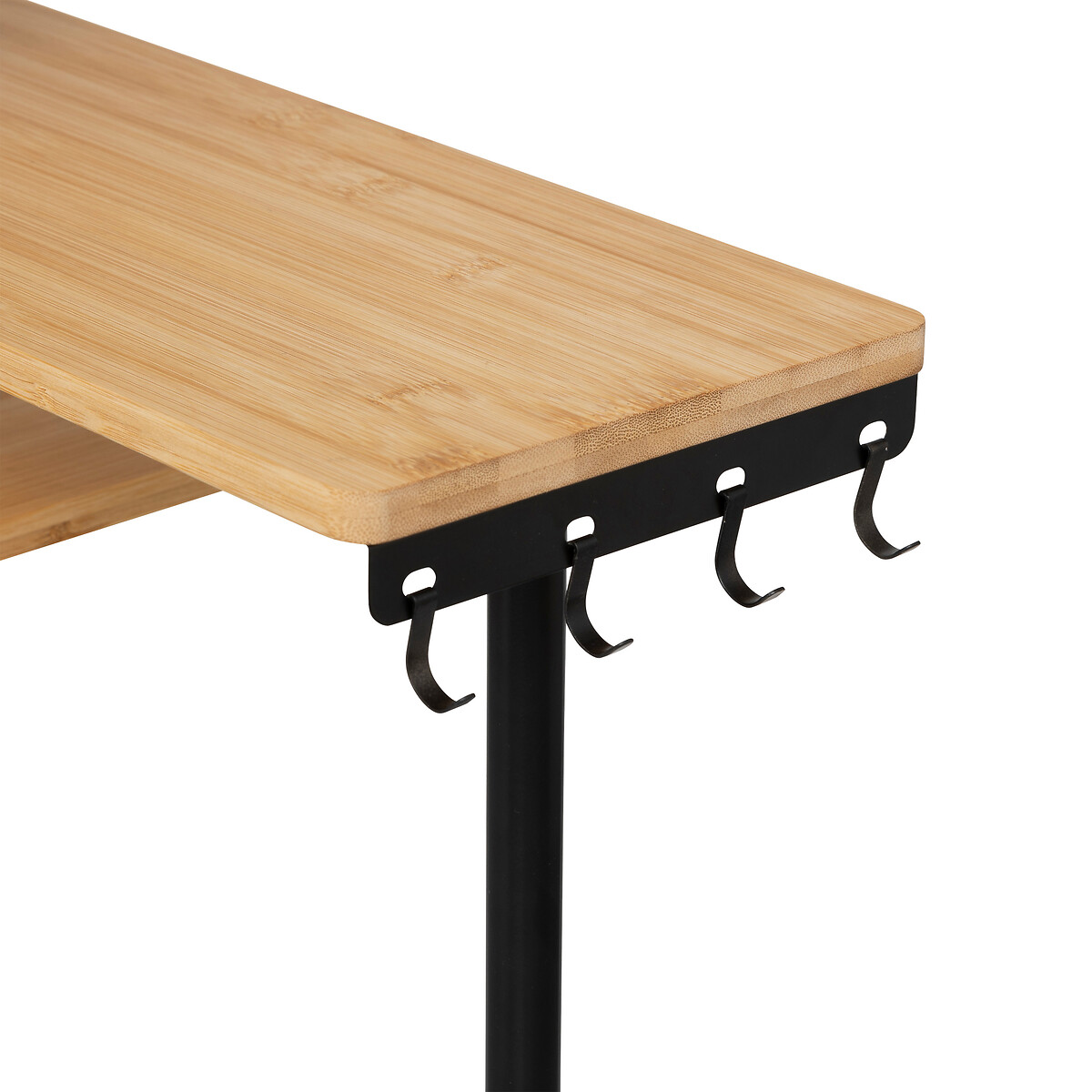 Prateleira de canto com 3 n&iacute;veis bege