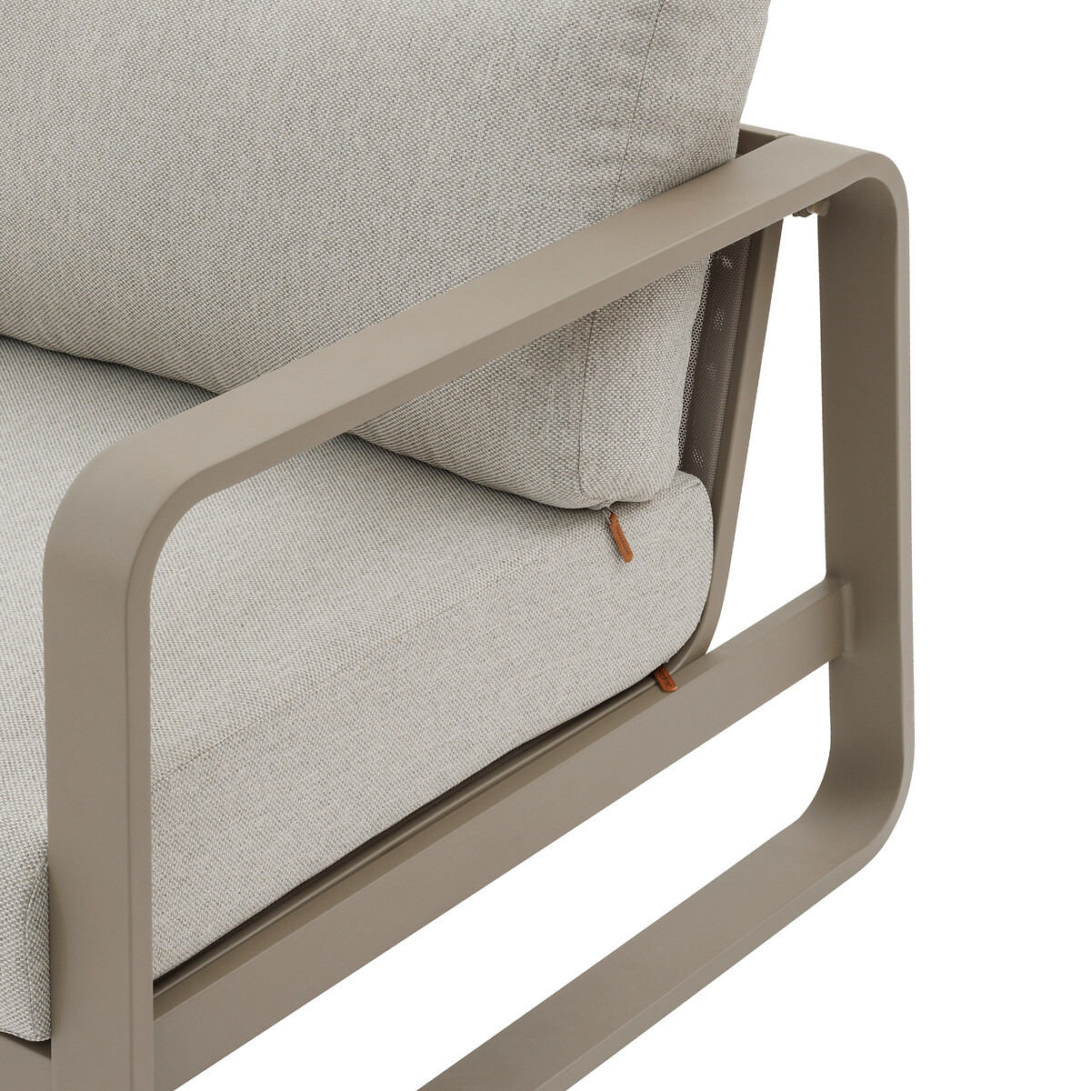 Cadeira lounge DOMILLY em alum&iacute;nio