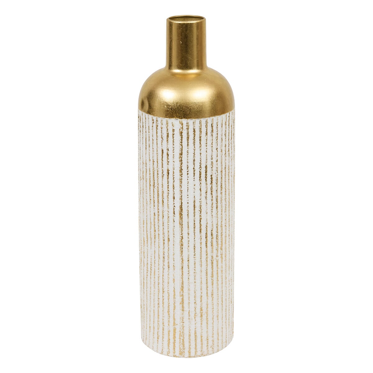 Jarra MIRSA branco e dourado 60,5cm