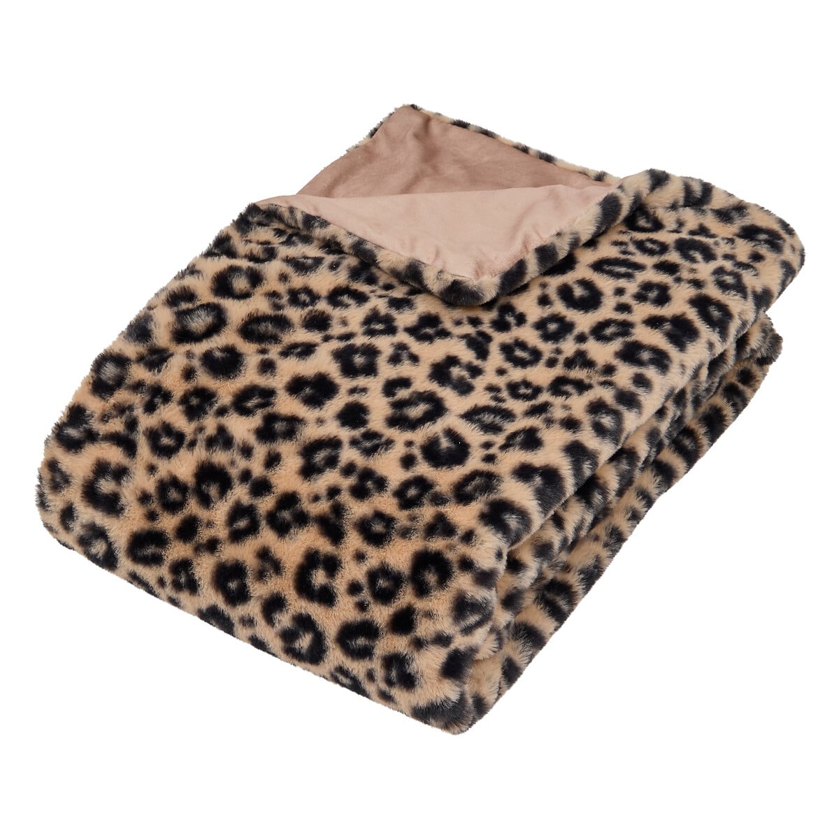 Manta ORANA leopardo pelo 120x160cm