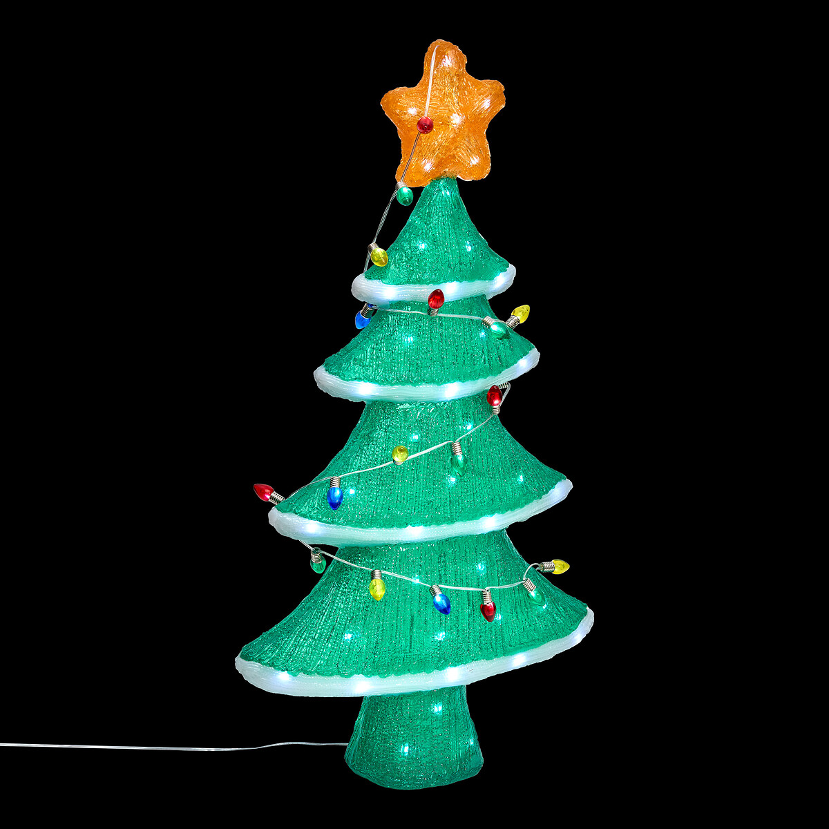 &Aacute;rvore de Natal luminsa com 110 leds