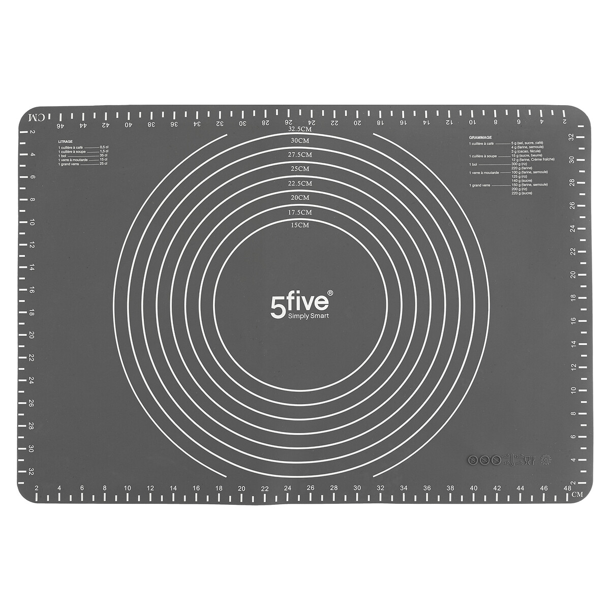 Base de silicone com medidas