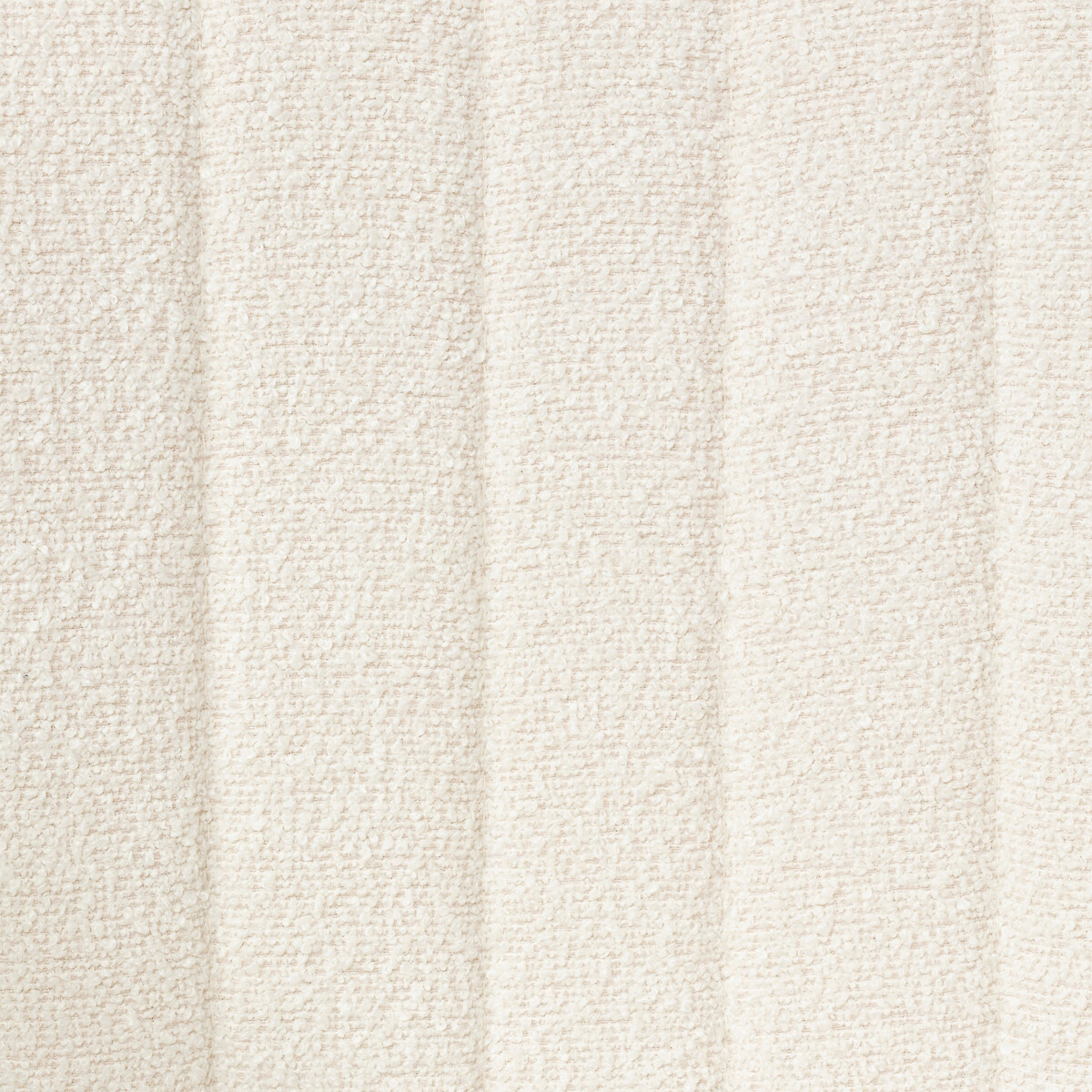 Cadeira VISOCA branca em boucl&eacute; 60x57x83,5cm