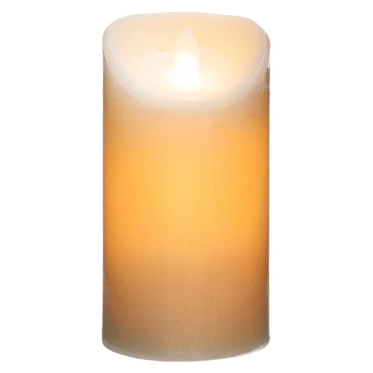 Vela led branca 20x10cm