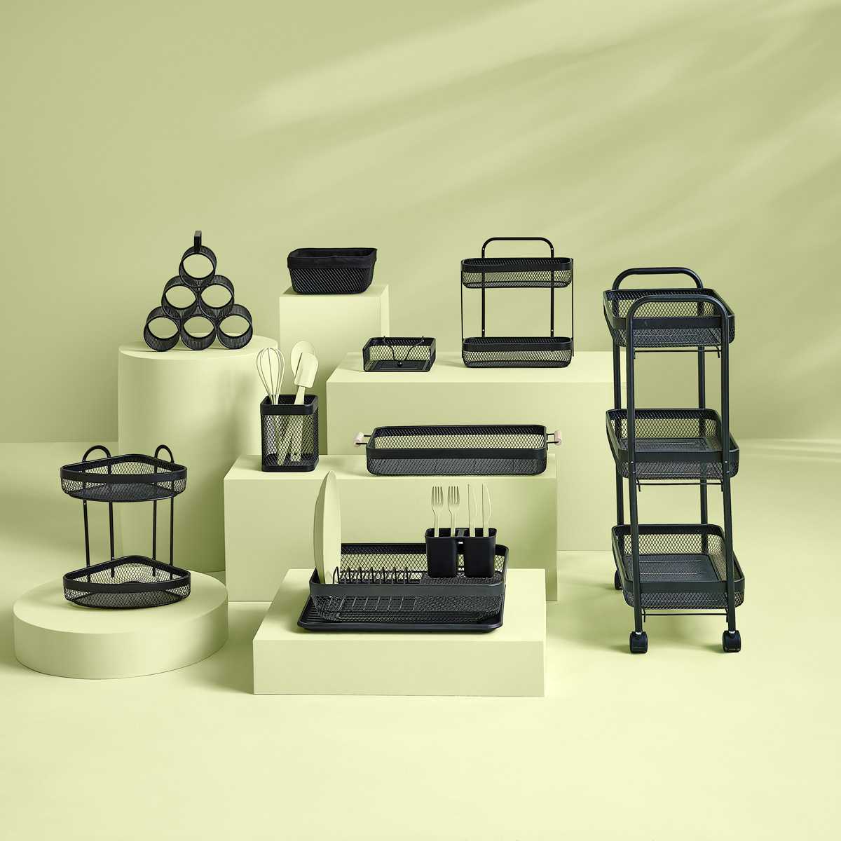 Estante Com 2 N&iacute;veis Maya J Em Metal