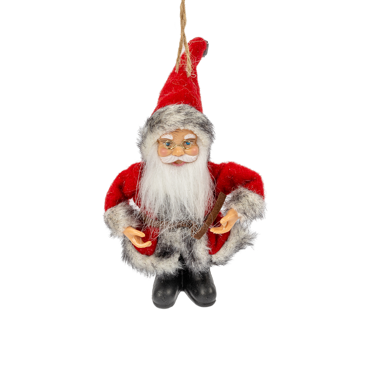 Pai natal VINTAGE vermelho 13cm