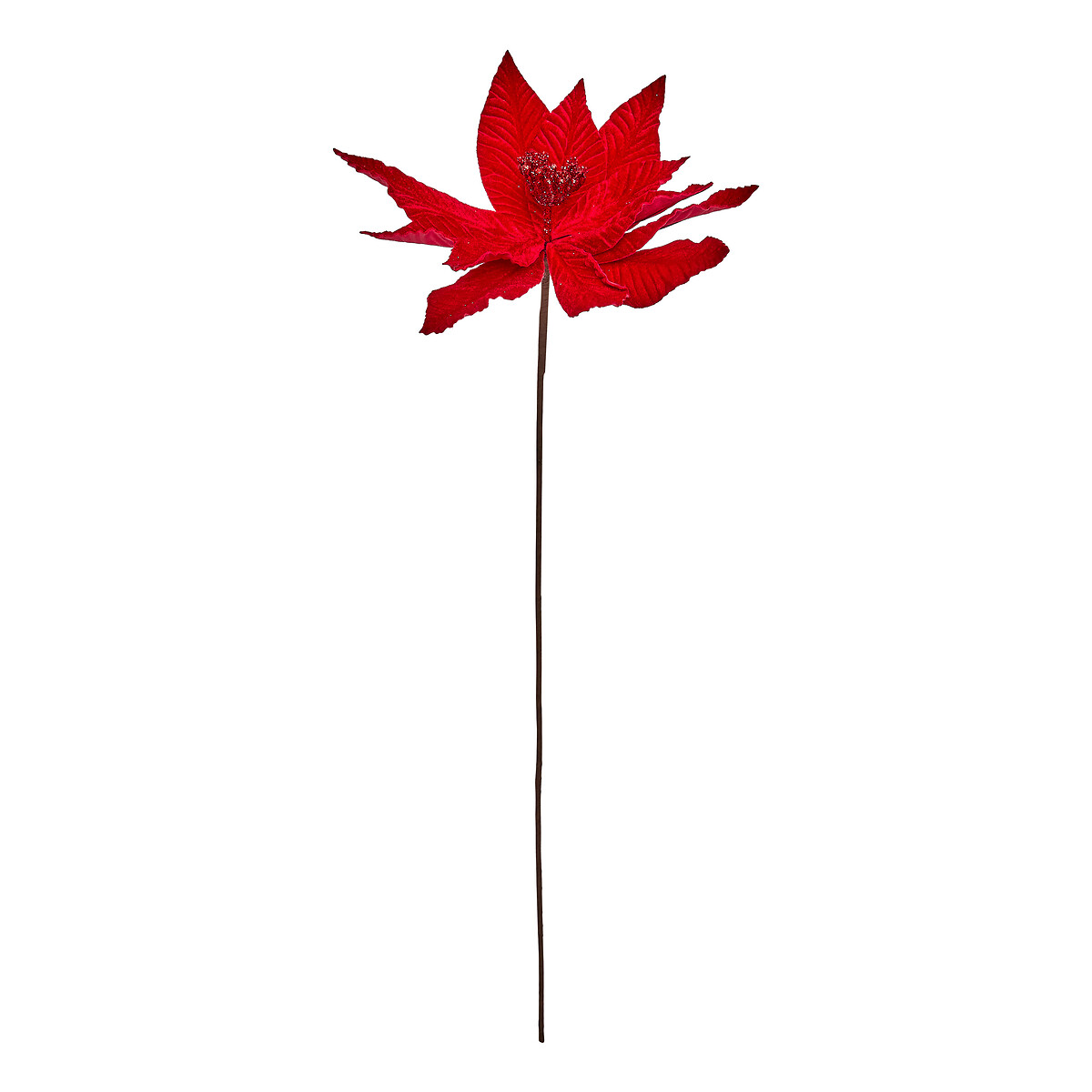 Haste poinsettia vermelha 75cm