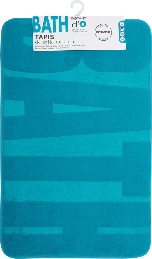 Tapete Wc Azul 80x50cm