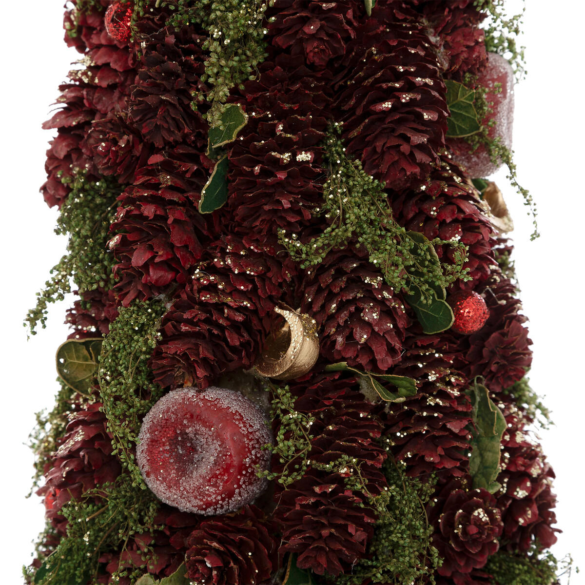 &Aacute;rvore de natal decorativa com pinha 40cm