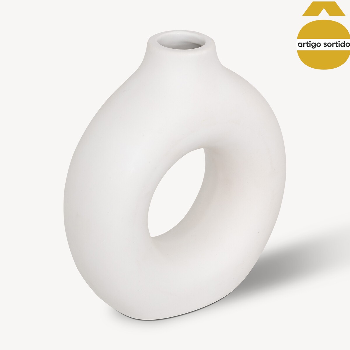 Vaso ZIYA em cer&acirc;mica 15cm