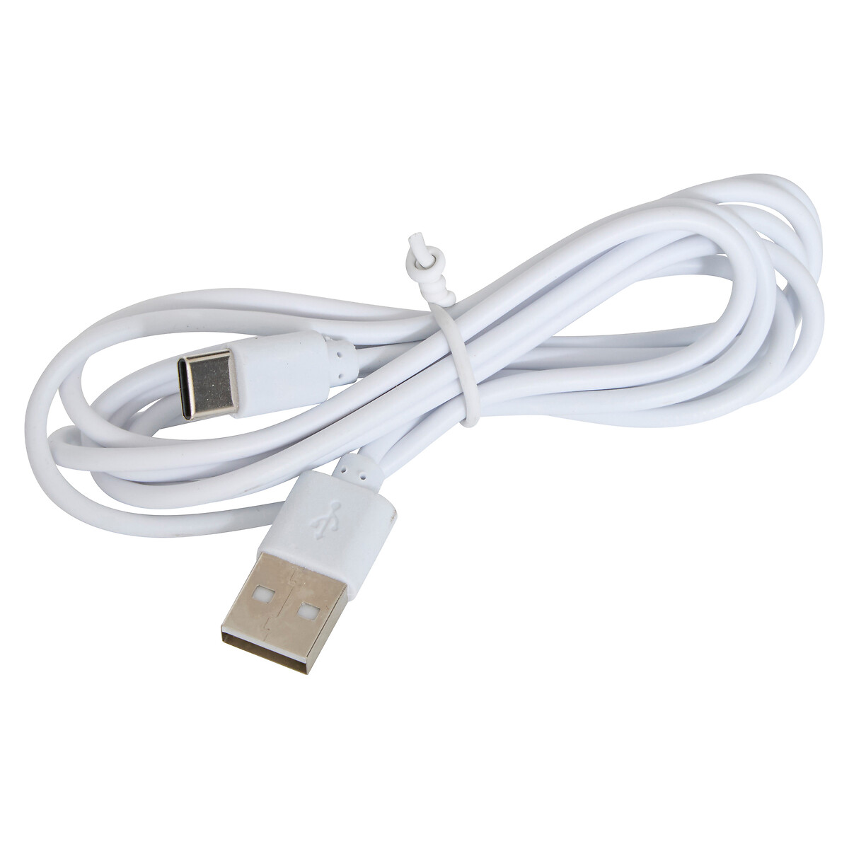 Candeeiro de mesa CODY marfim usb 36cm