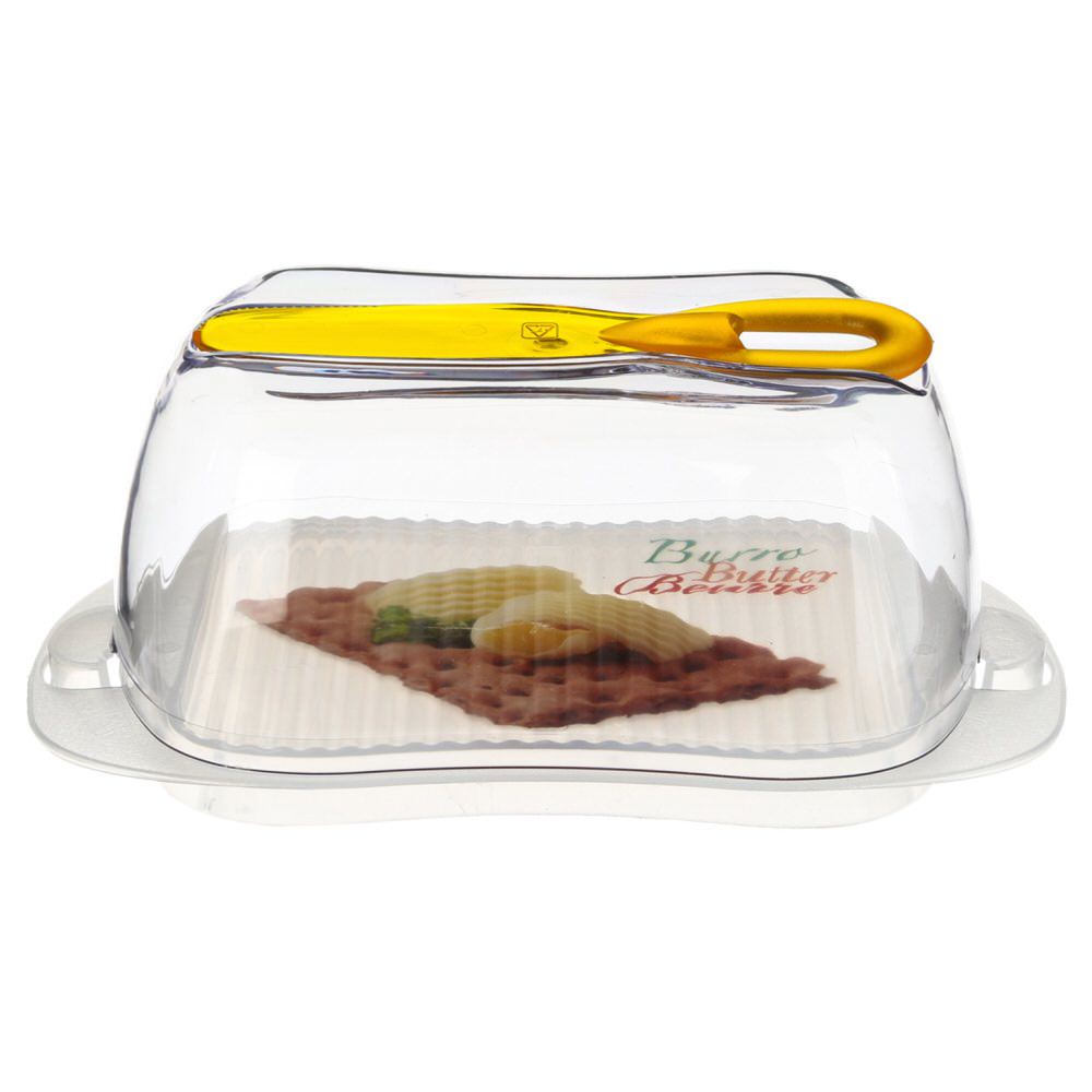 Manteigueira pl&aacute;stico