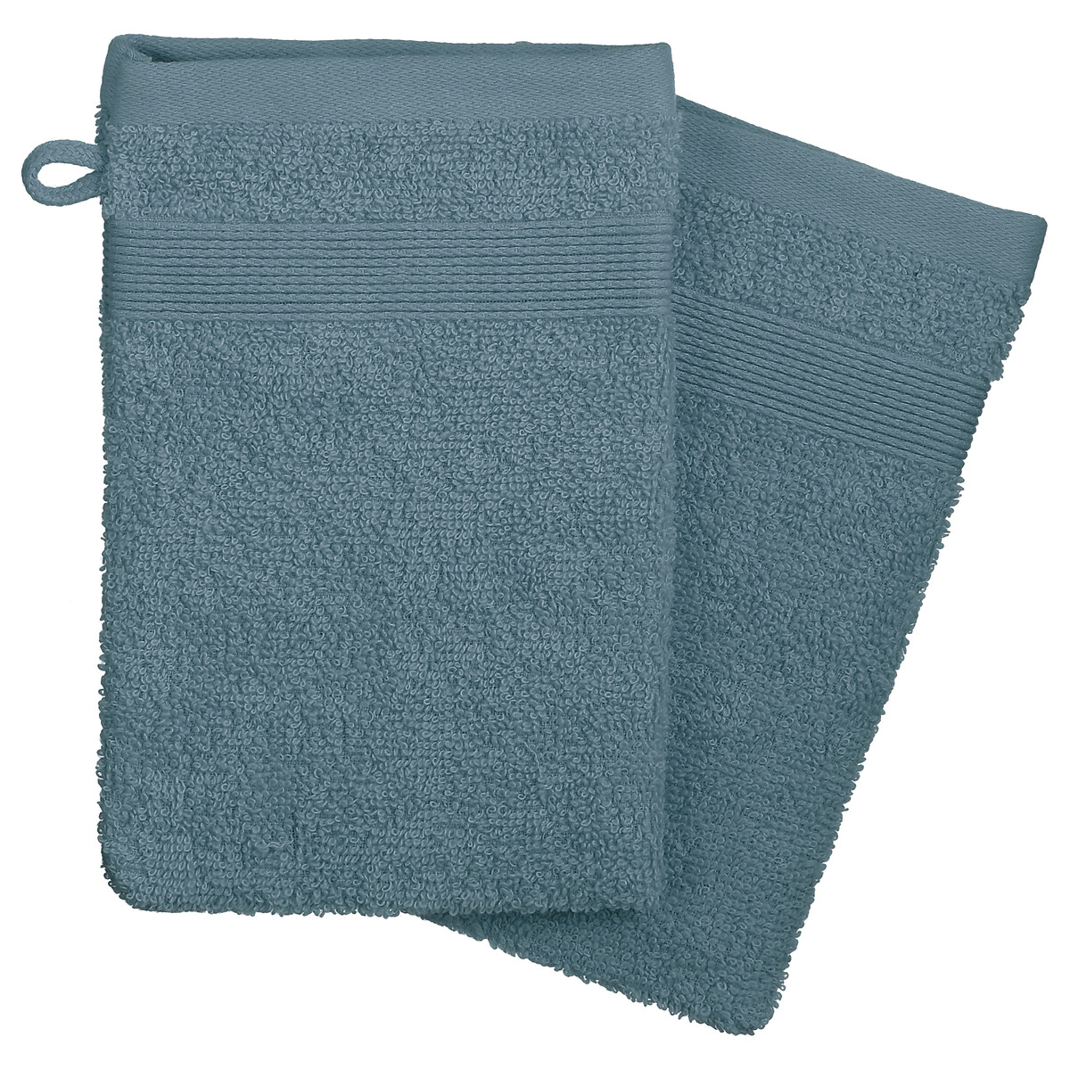 Conjunto de 2 luvas de banho PRAIA azul,  Conjunto de 2 luvas de banho PRAIA azul