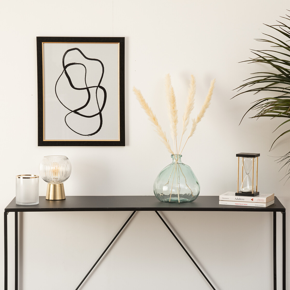 Jarra ULY transparente de vidro reciclado 22cm