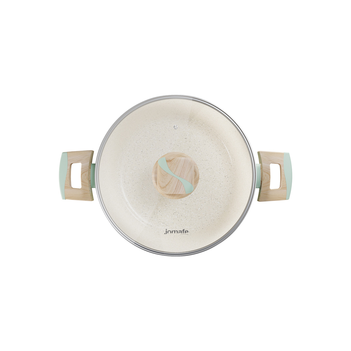 Caçarola HERA antiaderente com tampa de vidro temperado 24cm,  Caçarola HERA antiaderente com tampa de vidro temperado 24cm