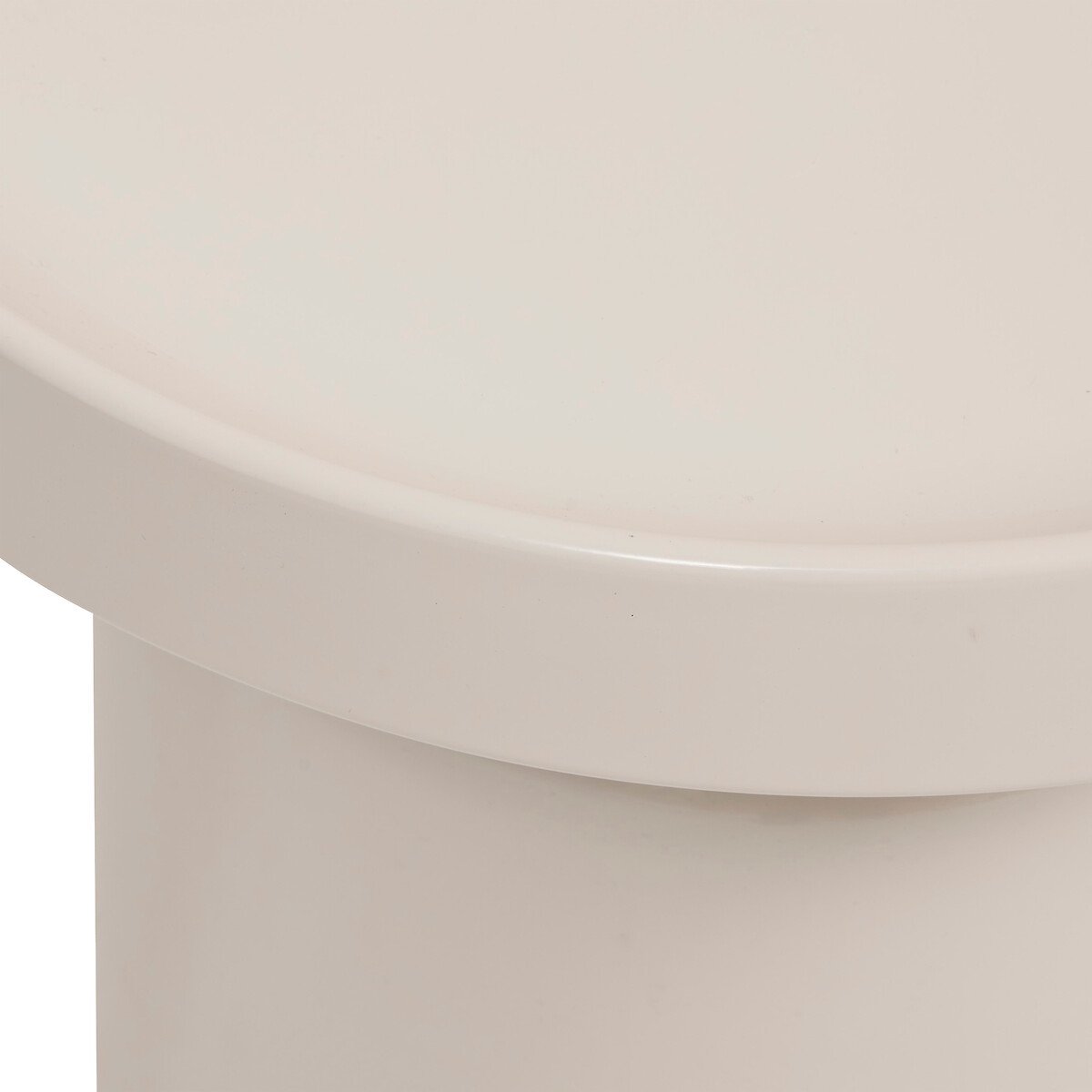 Mesa de centro ABADI cru em metal 41x43cm