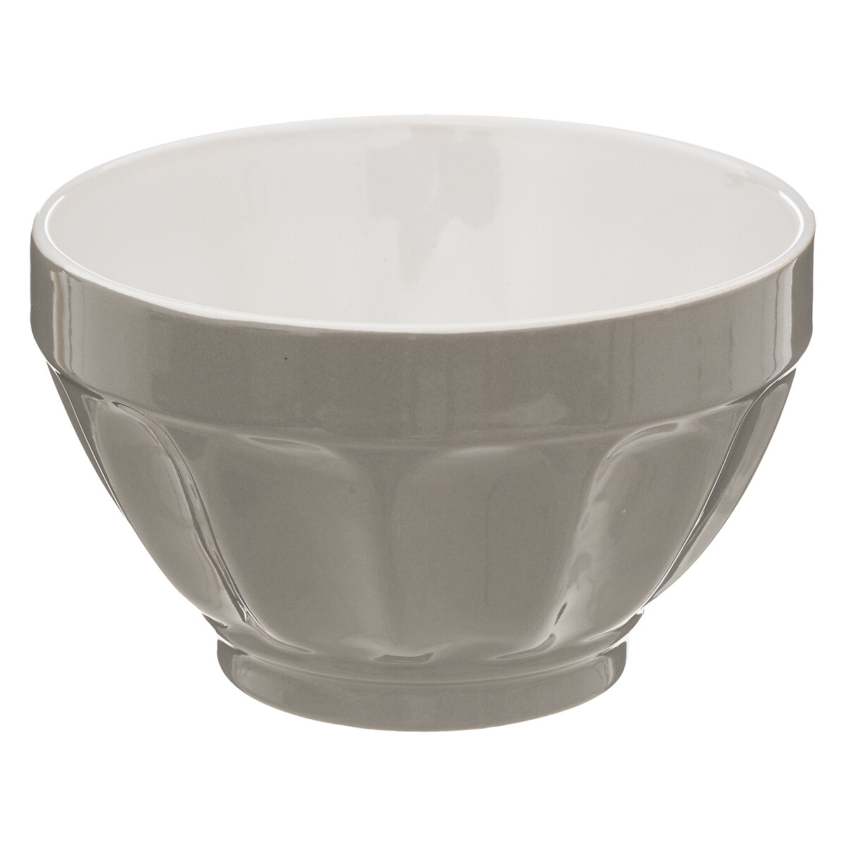 Tigela COLORAMA cinza de cerâmica 60cl