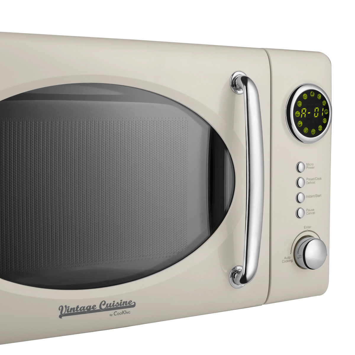 Microondas VINTAGE CUISINE creme 700w,  Microondas VINTAGE CUISINE creme 700w