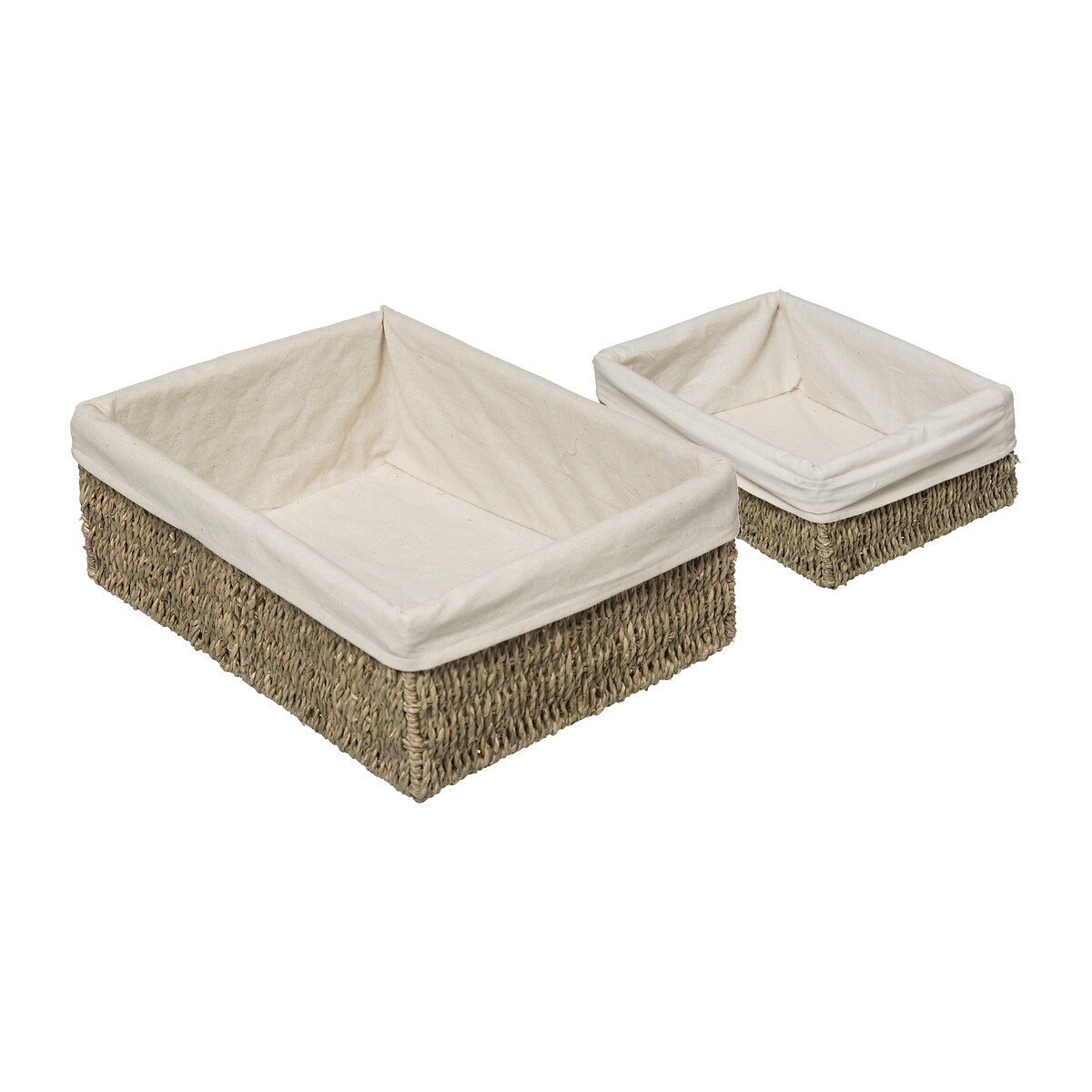 Conjunto de 2 cestos de arrumação wc