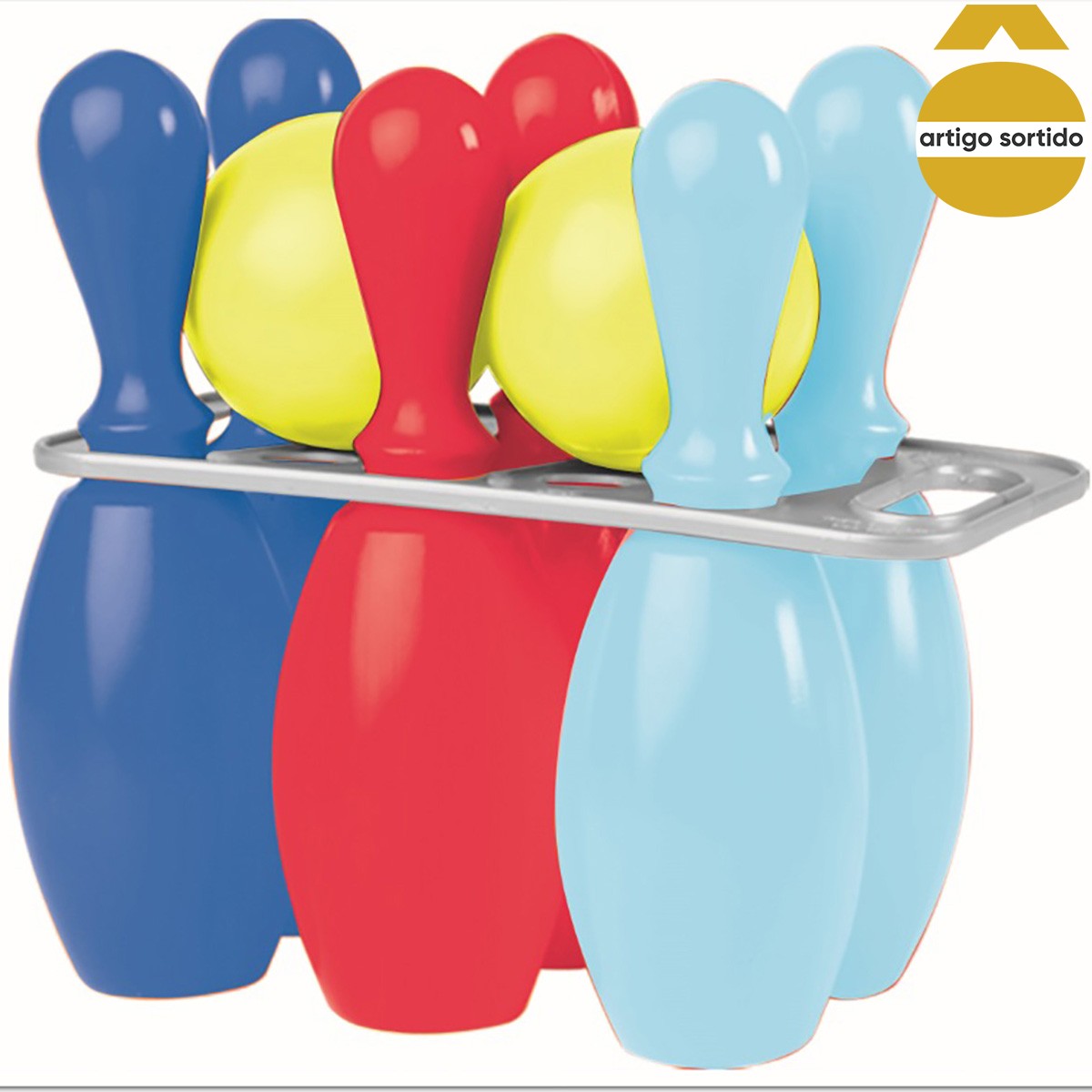 Jogo bowling de praia