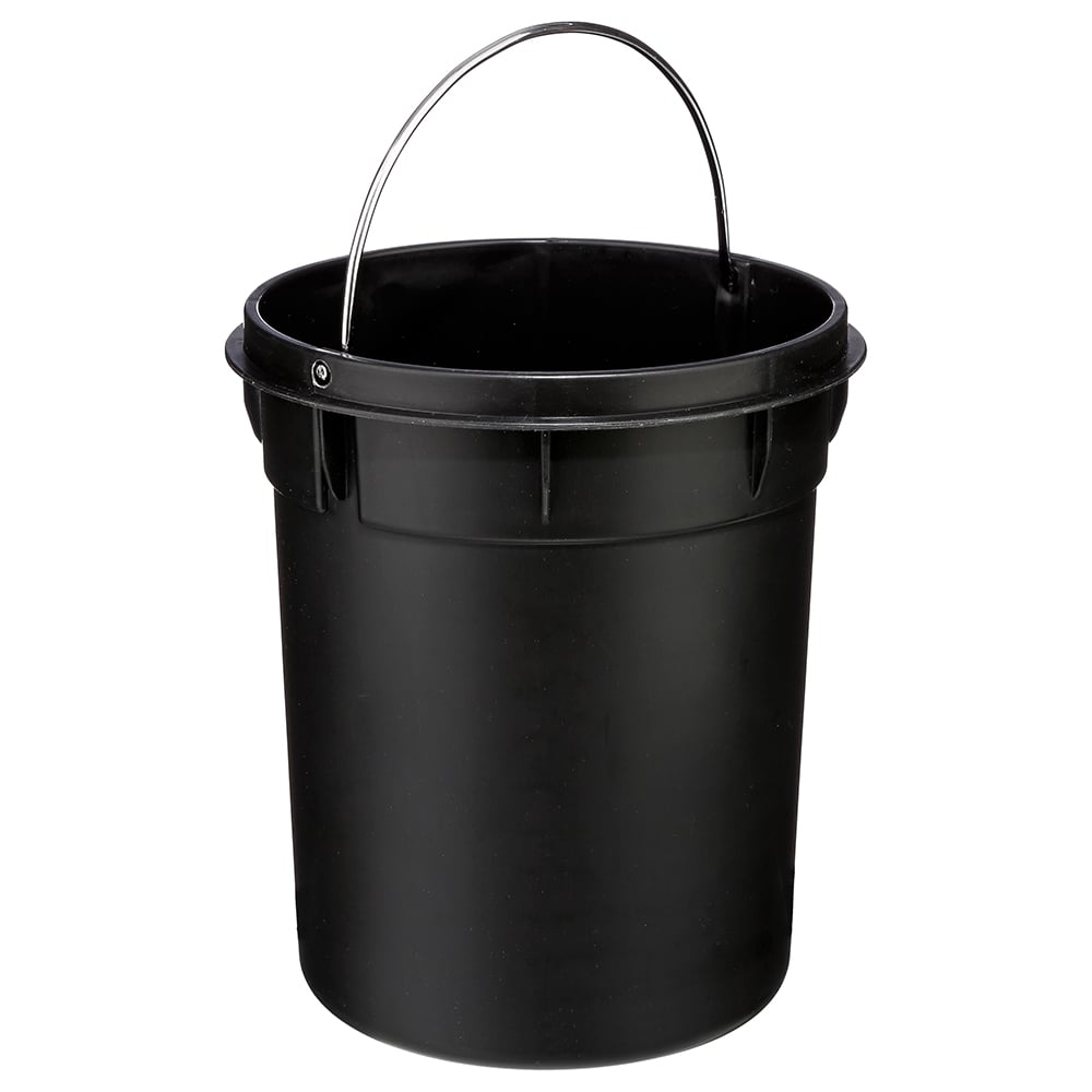 Balde wc branco metal 3l