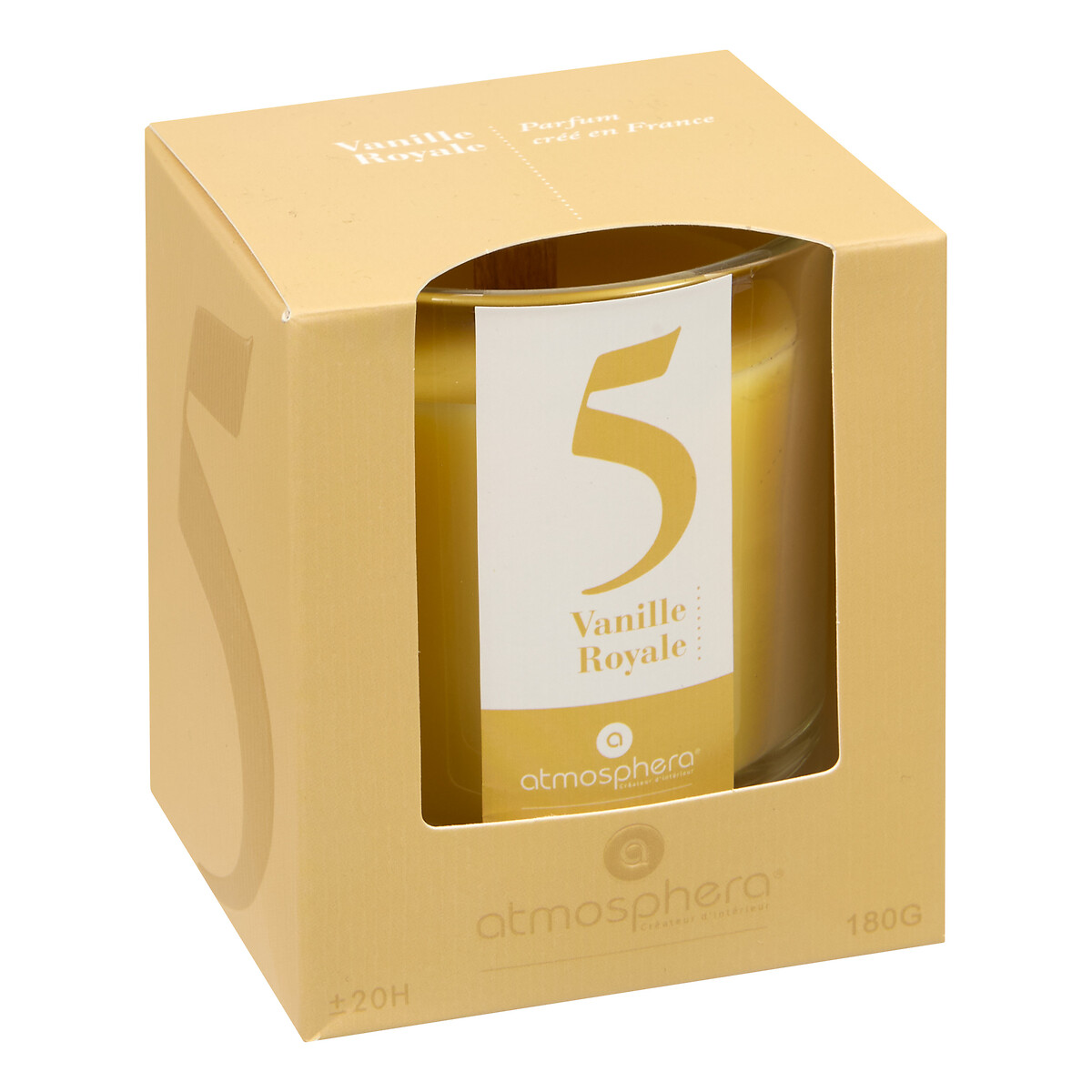 Vela perfumada em frasco de vidro NUMIA 180g
