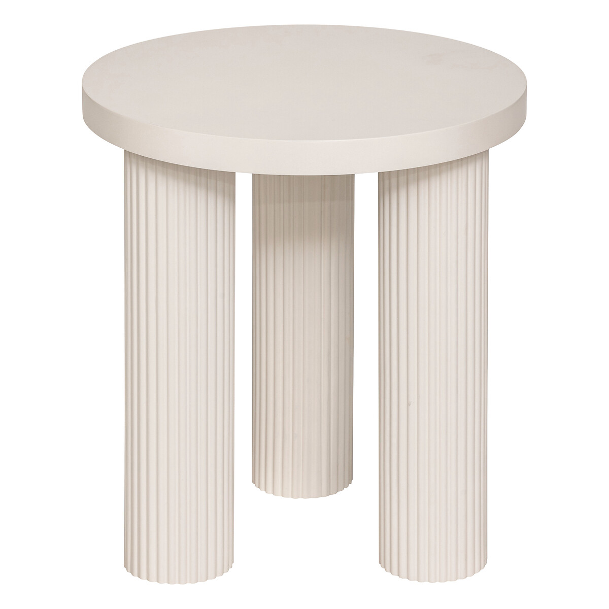 Mesa de apoio TELLA marfim em mdf 40X40x45cm