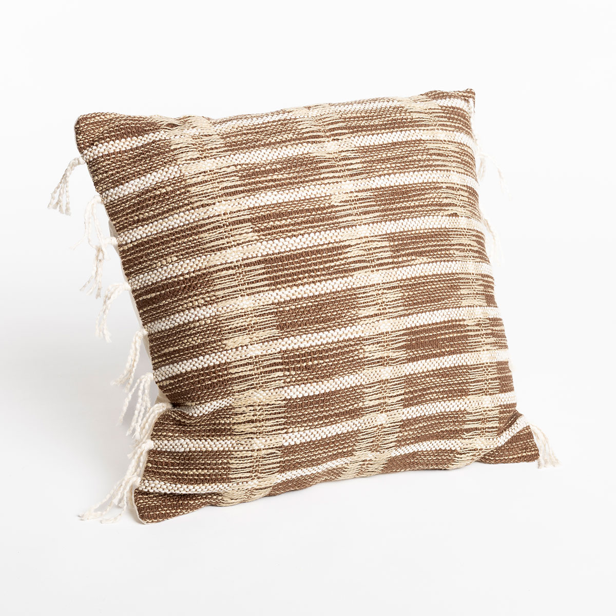 Almofada EARTHY com franjas 45x45cm