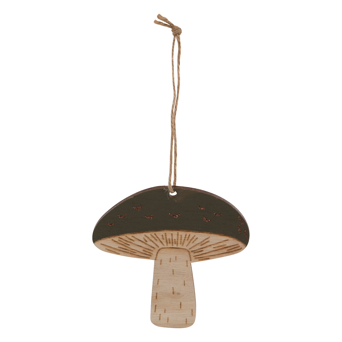 Conjunto de 2 pendurantes cogumelo 12cm