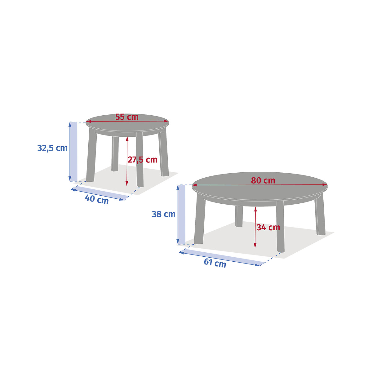 Conjunto de jardim NELORA argile