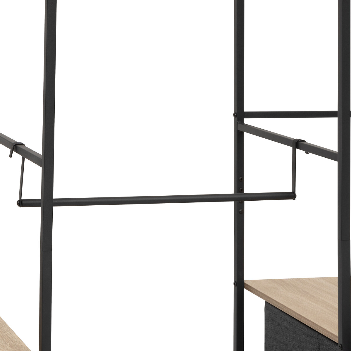 Roupeiro TISSA cinza escuro