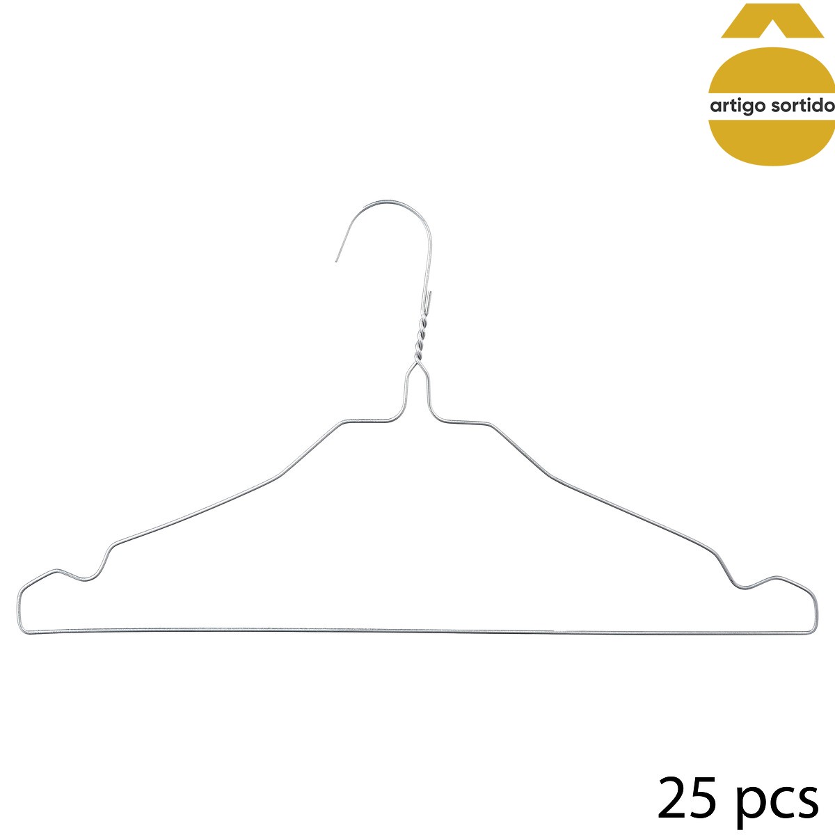 Conjunto de 25 cabides