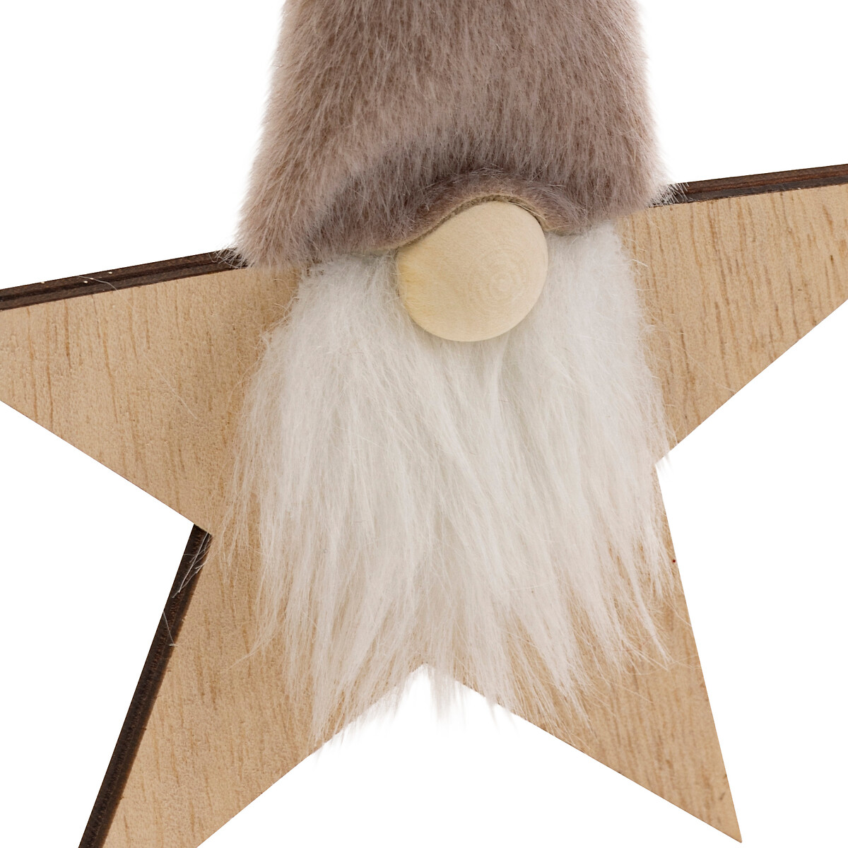 Pendurante estrela gnomo com barba