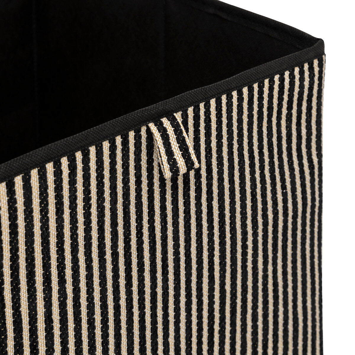 Caixa de arruma&ccedil;&atilde;o COTTY preto 31x31cm