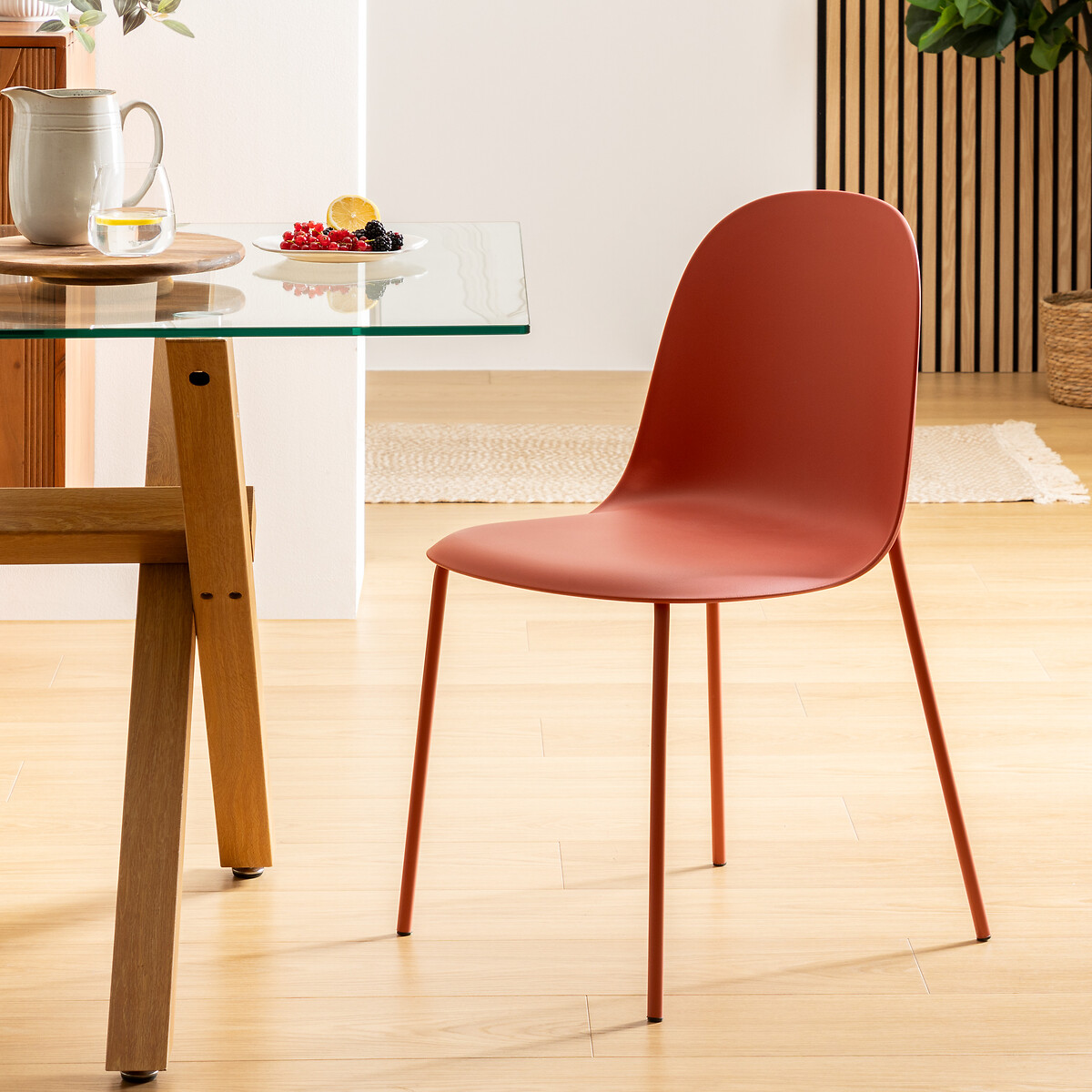 Cadeira ASAN terracota em polipropileno