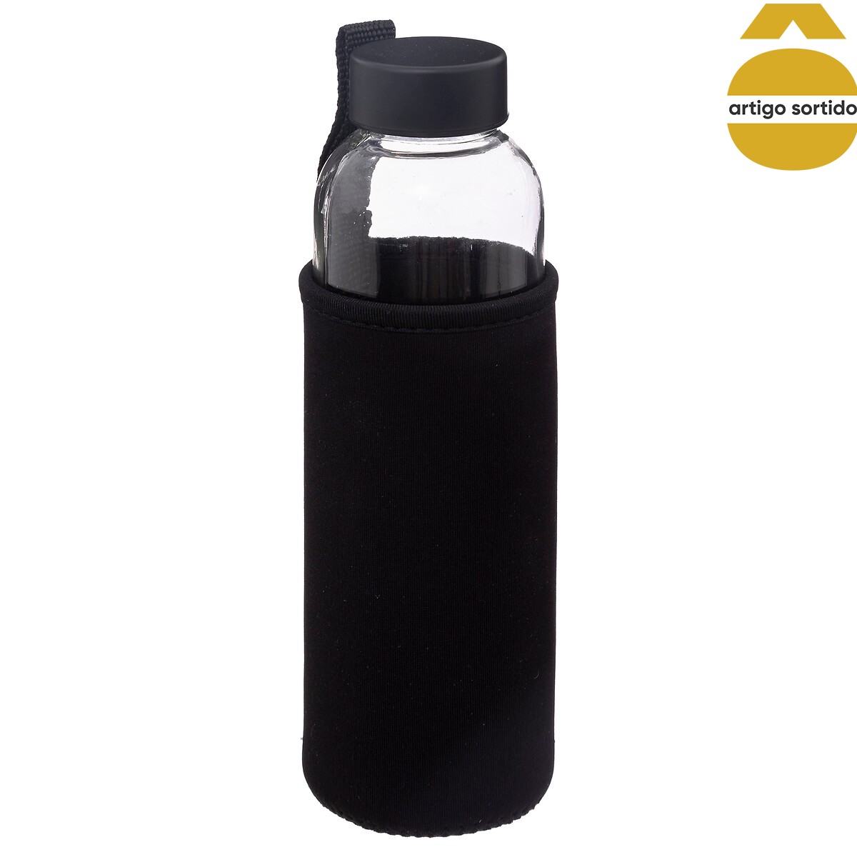 Garrafa de vidro com bolsa 0,5l