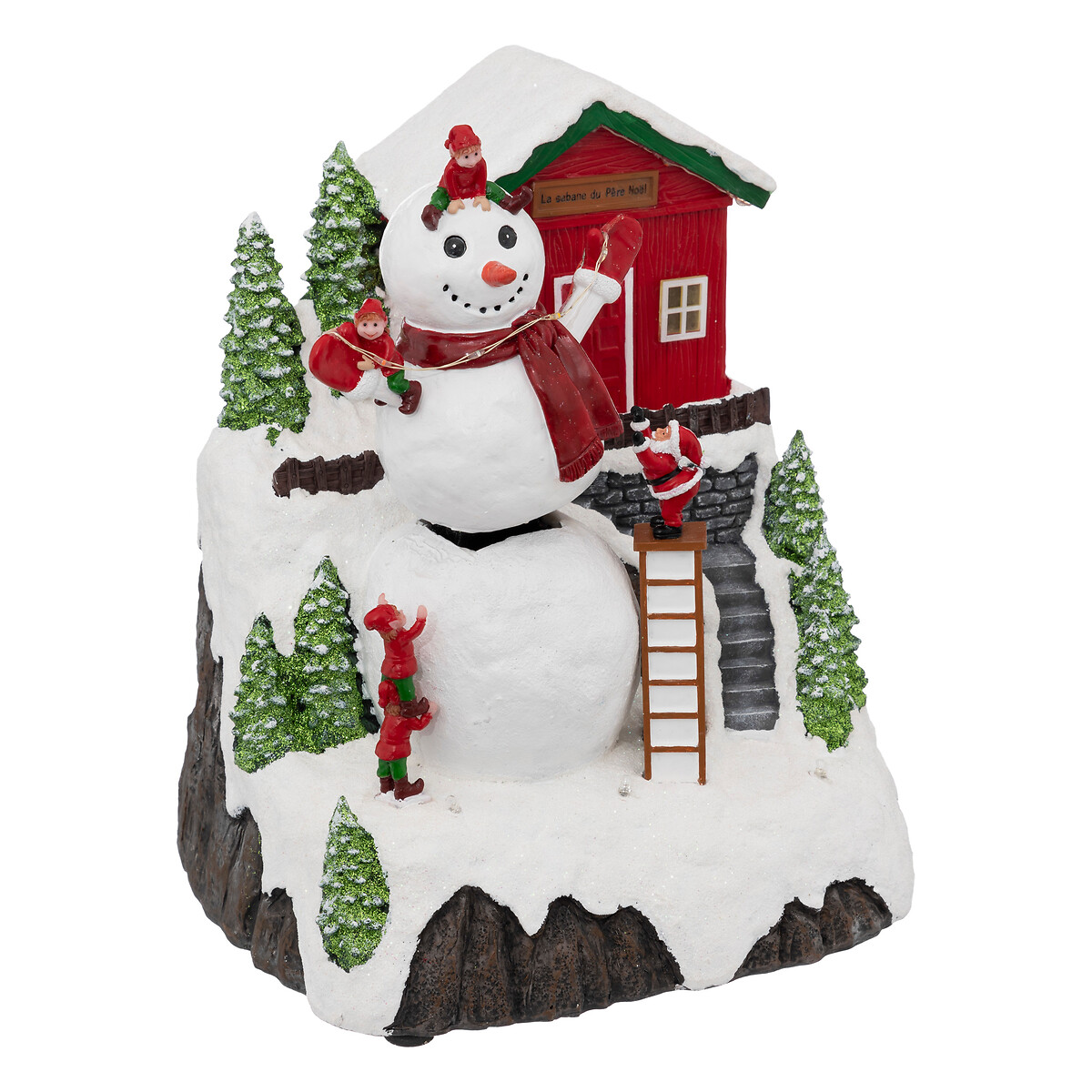 Aldeira Boneco De Neve Com Movimento 17 LEDs