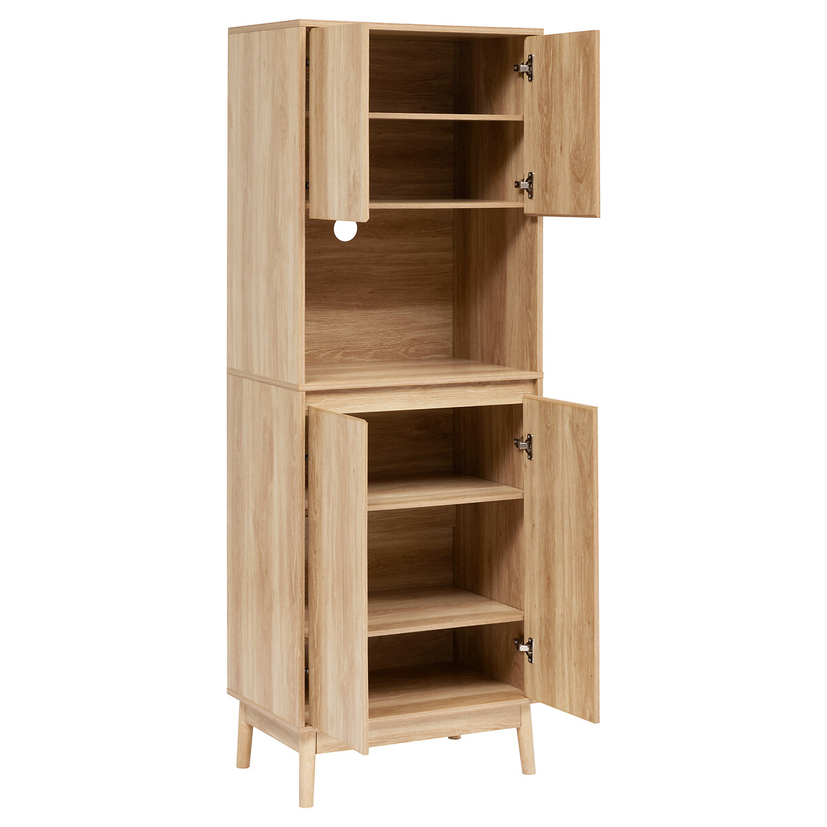 Aparador de cozinha ABANA bege em mdf