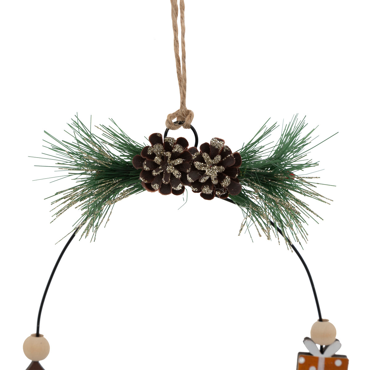 Coroa com gnomo 18cm,  Coroa com gnomo 18cm